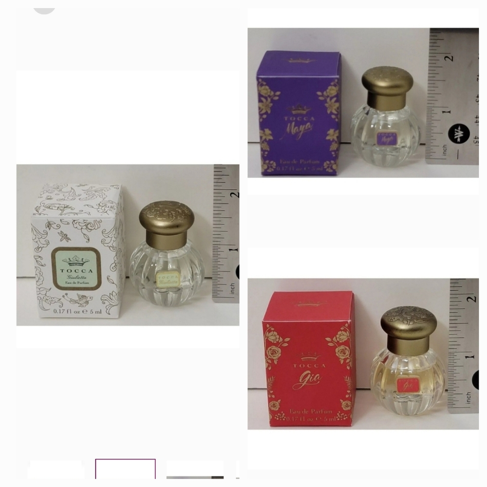 Tocca Gia EDP Tocca Giulietta EDP Tocca Maya EDP Mini Dabber 0.17 oz for Woman